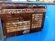 Aquamaster Rauma - UL 601/3500 Manufacture no. 60373